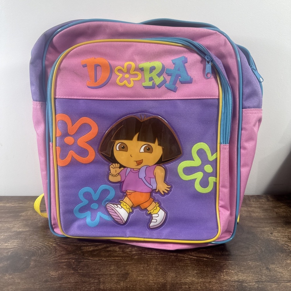 Vtg Y2K Dora the Explorer Backpack RARE HTF 2004